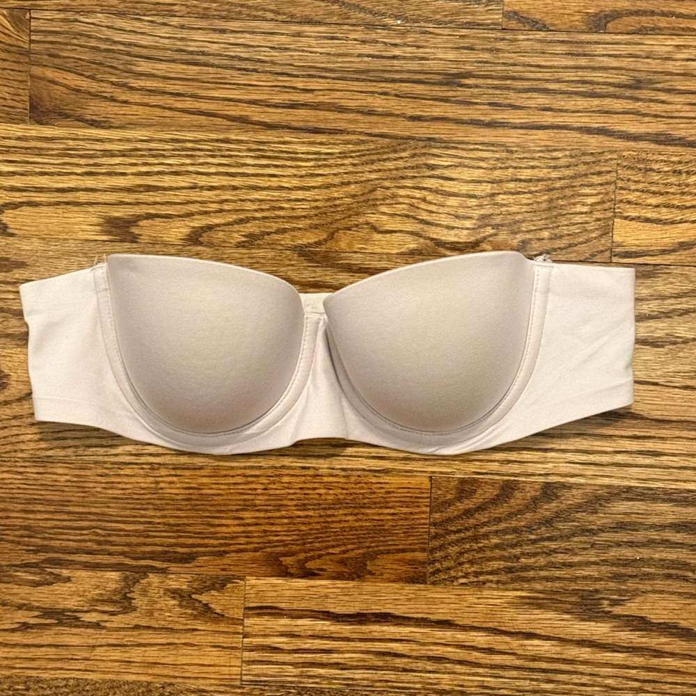Aerie Real Sunnie Light Beige Strapless Bra